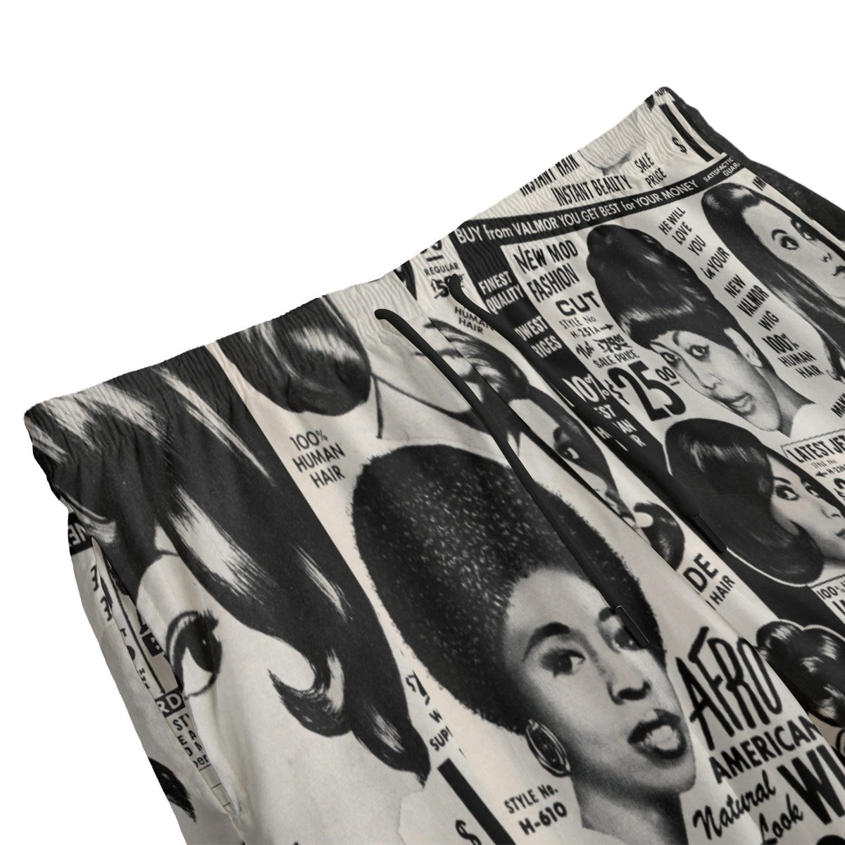 Retro Newspaper Unisex Short