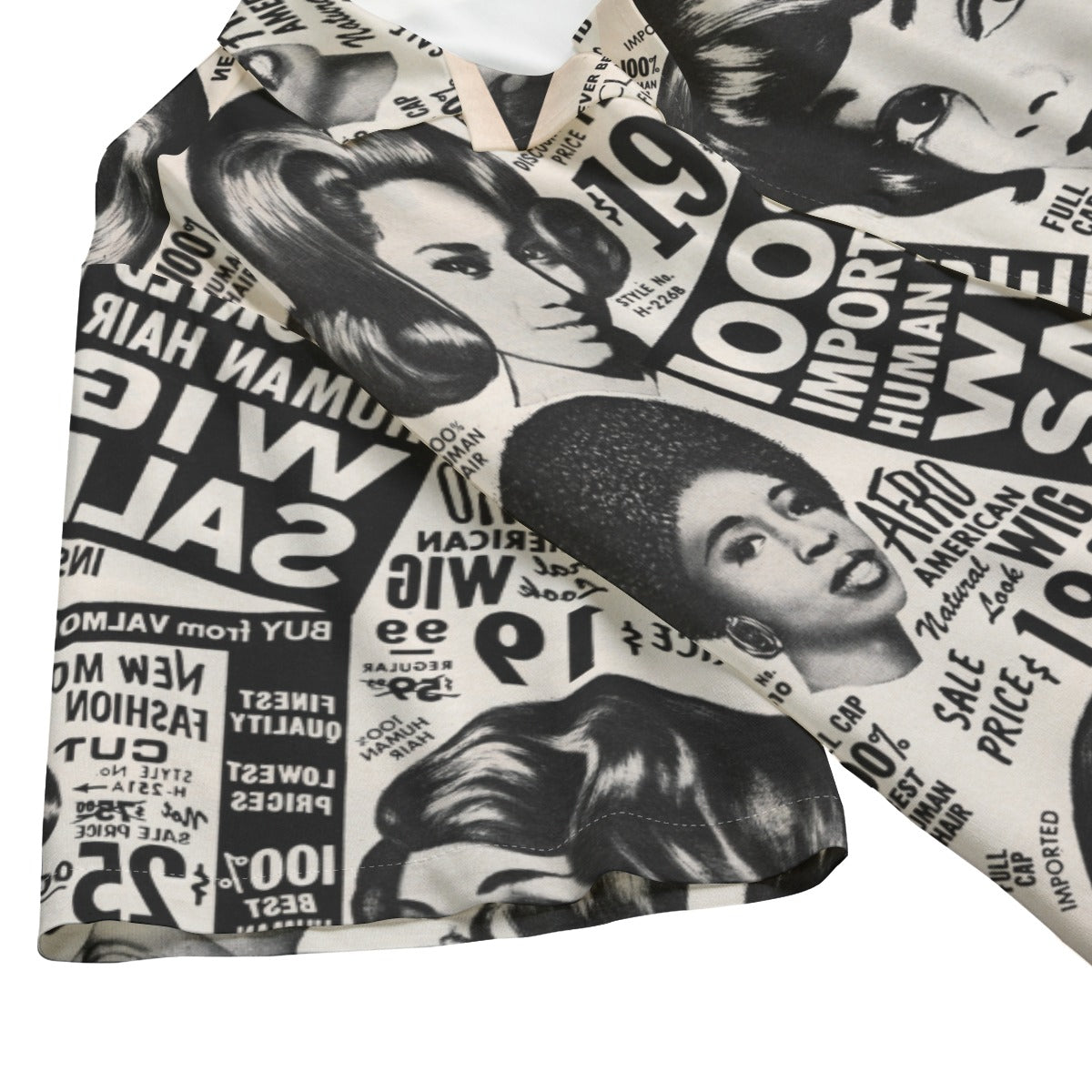 Newspaper Hawaiian Shirt
