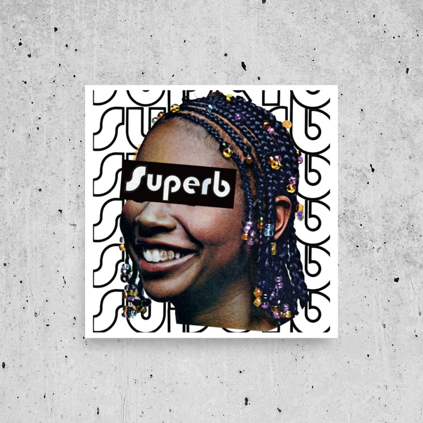 Cornrow Raindrop Braids Poster