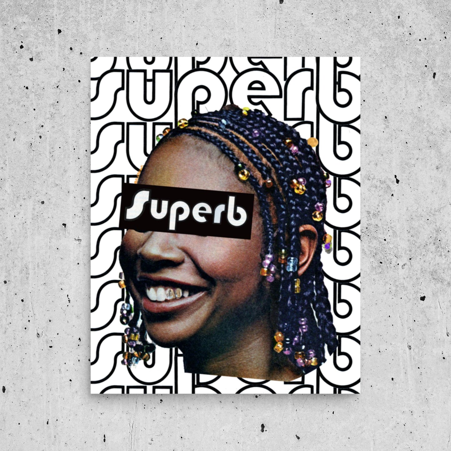 Cornrow Raindrop Braids Poster